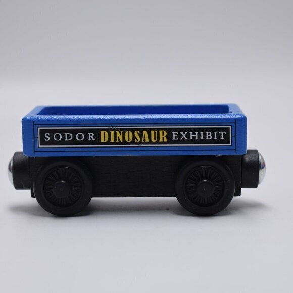 Thomas and Friends Sodor Dinosaur Exhibit Wooden Railway Train Car 2012 - Picture 6 of 7